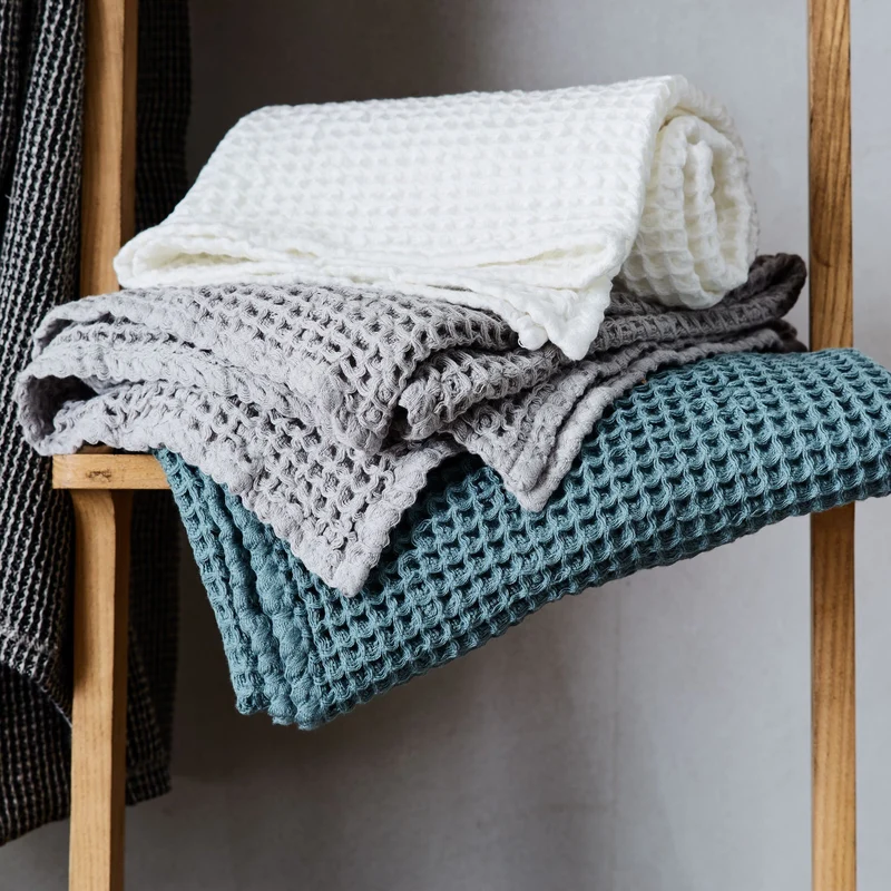 Baumwollhandtuch Mikawa [Graugrün]