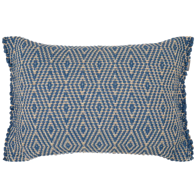 Upcycling-Kissen mit Füllung Pavaro [Blau]