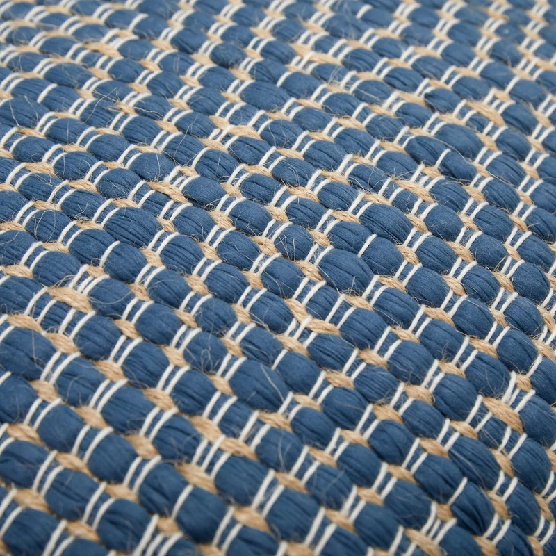 Upcycling-Kissen mit Füllung Pavaro [Blau]