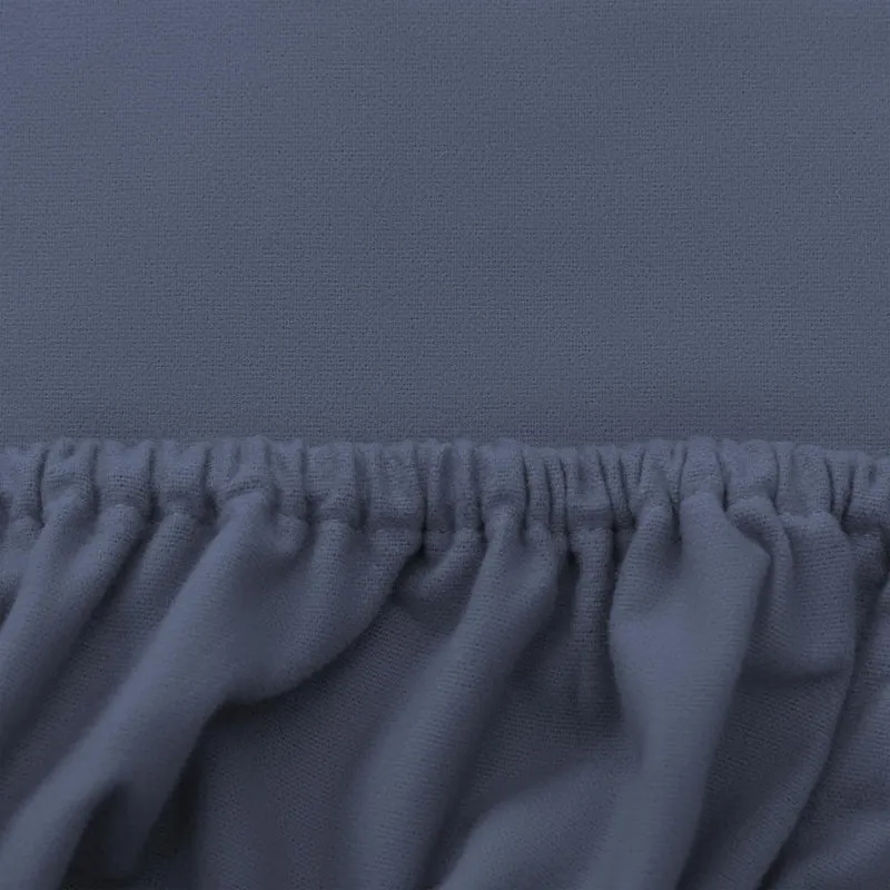 Flanell-Spannbettlaken Cambra [Dunkles Graublau]