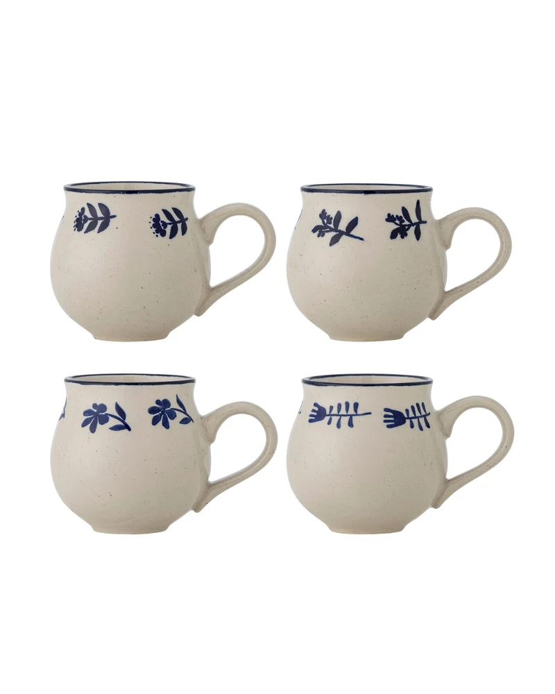 Tasse Eimy – Blau (4er Set)