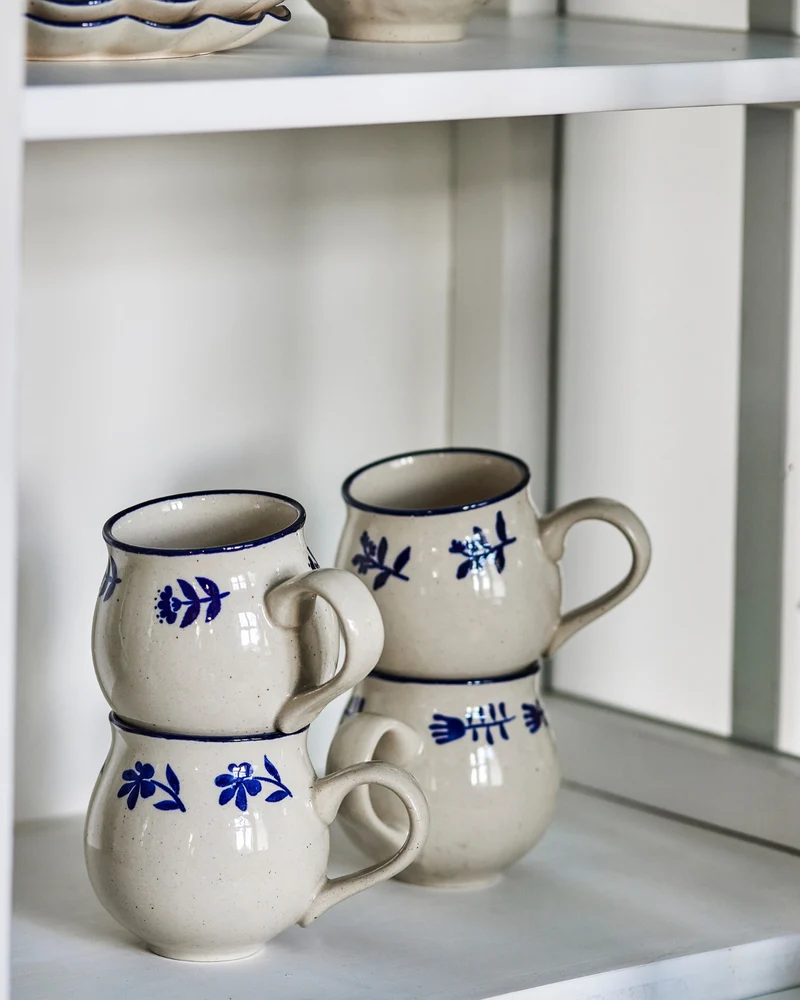 Tasse Eimy – Blau (4er Set)