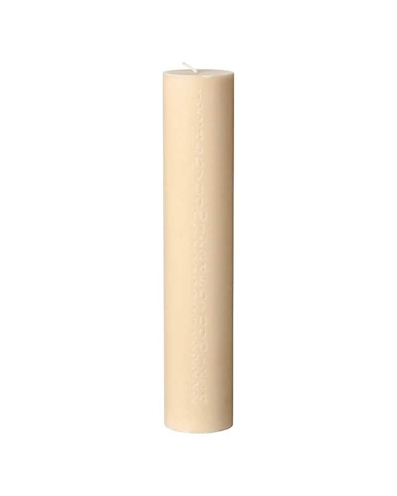 Adventskerze Celia - graunatur (30 cm)