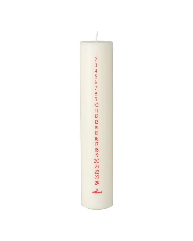 Adventskerze Celia - creme (25 cm)