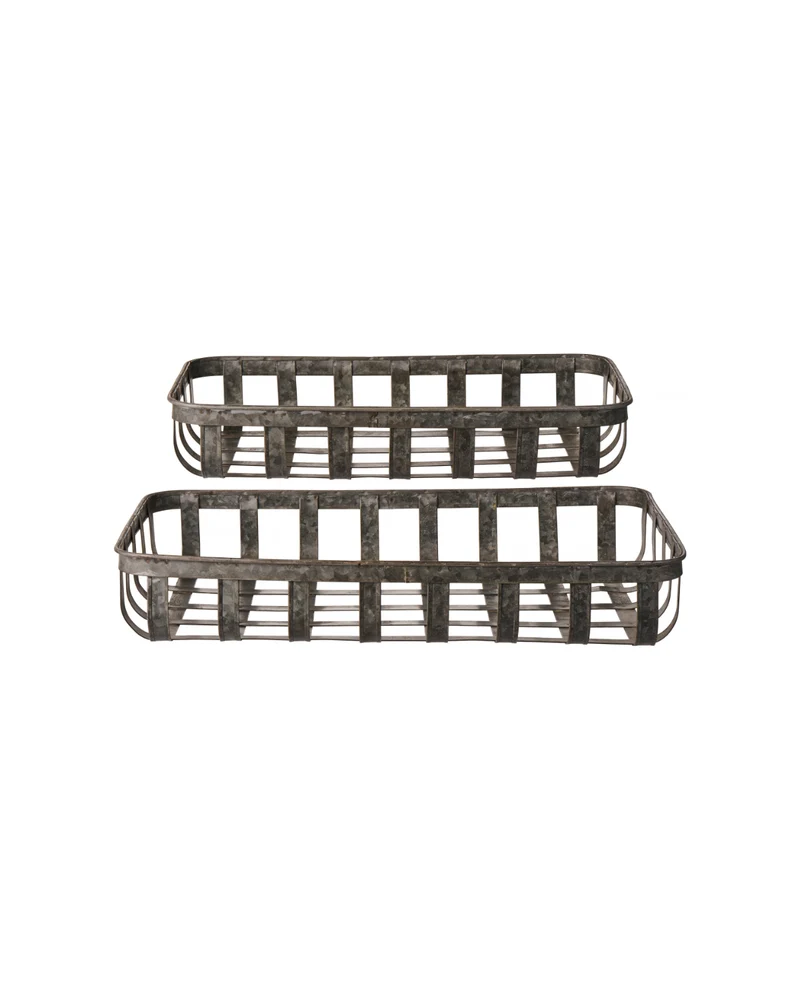 Metallkorb - 2er-Set