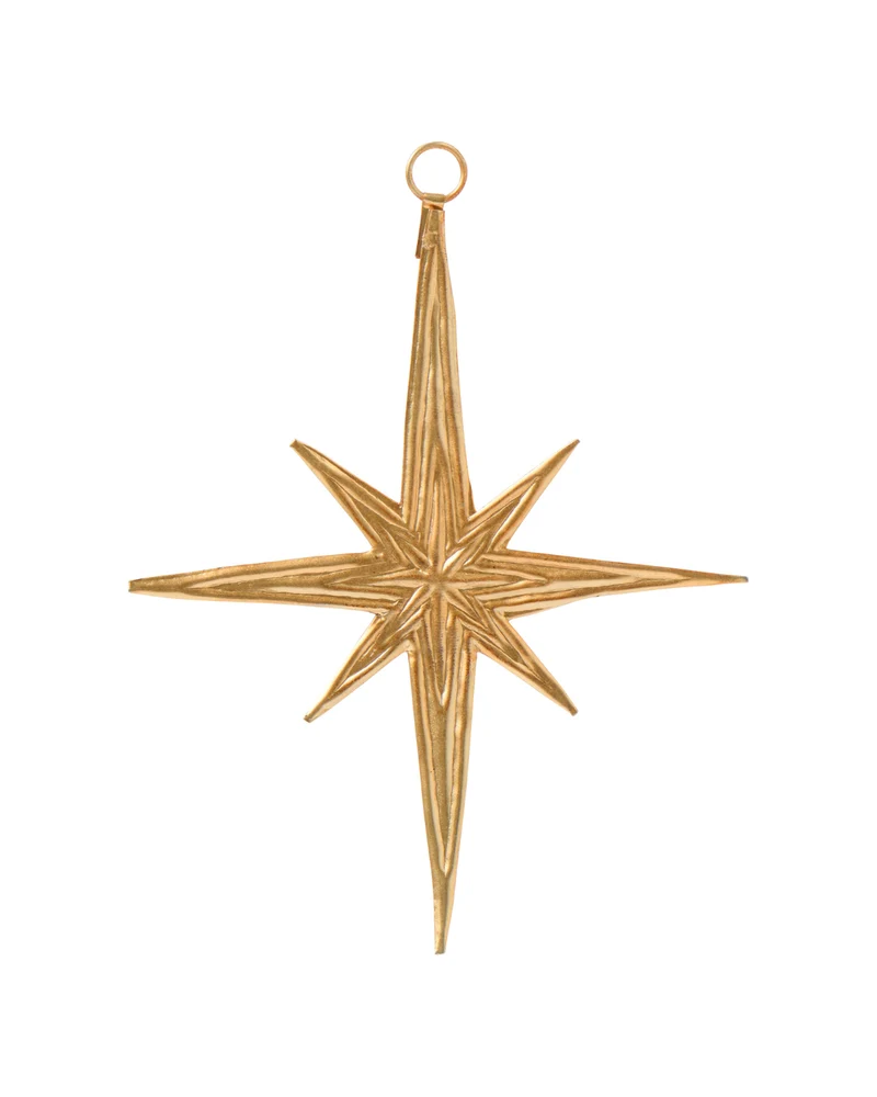 Christbaumanhänger Stern Länglich
