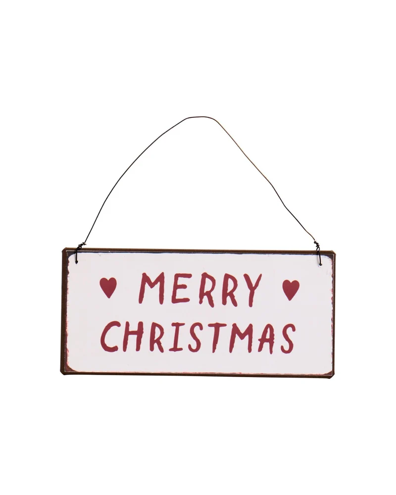Metallschild "Merry Christmas"