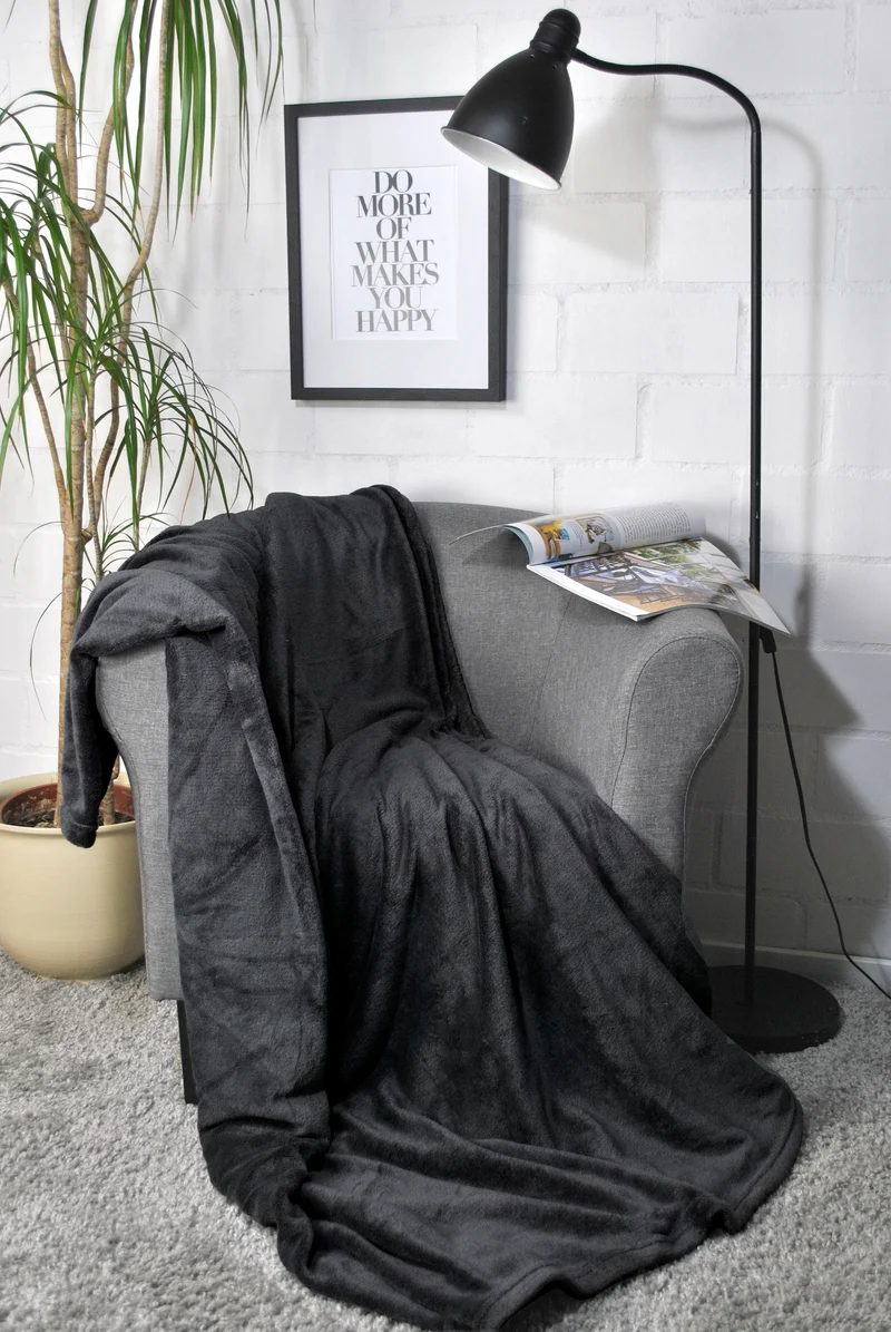 Wohndecke Soft Anthrazit (W27)