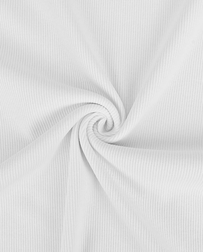 Rippjersey uni *Ab 50 cm