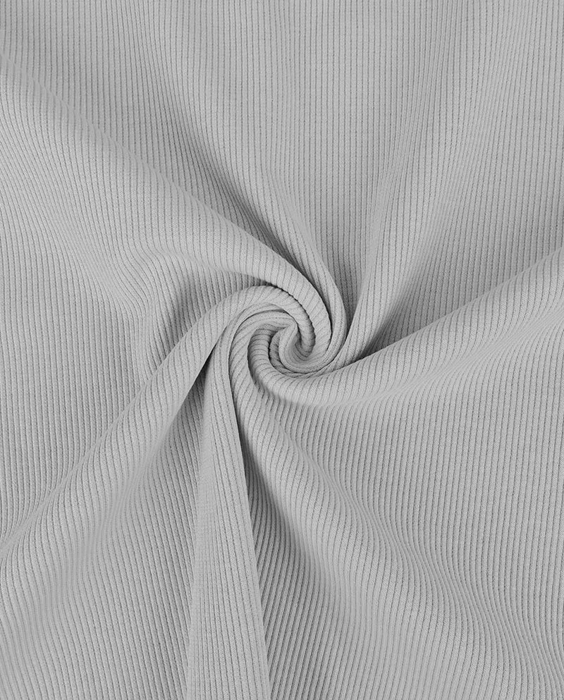 Rippjersey uni *Ab 50 cm