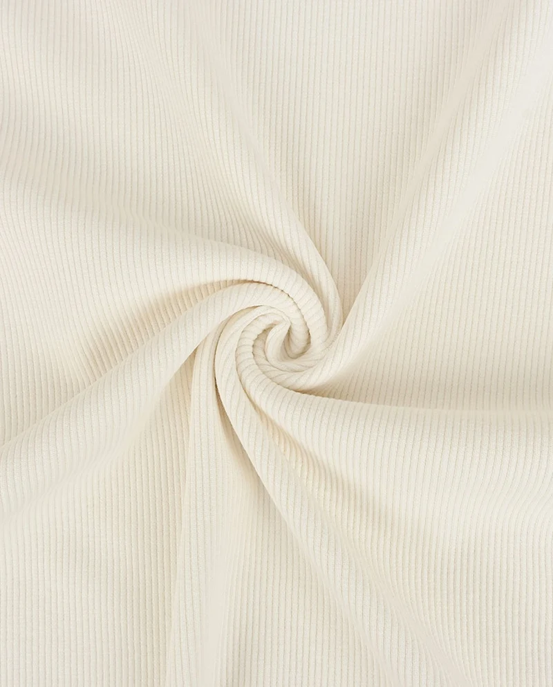 Rippjersey uni *Ab 50 cm