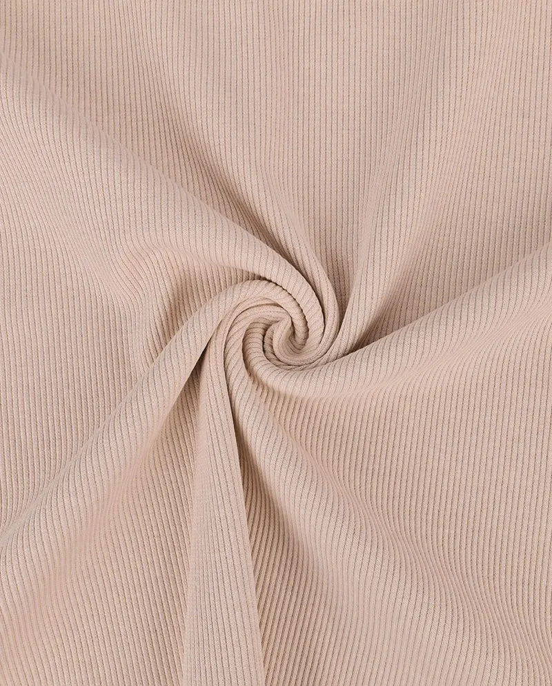 Rippjersey uni *Ab 50 cm