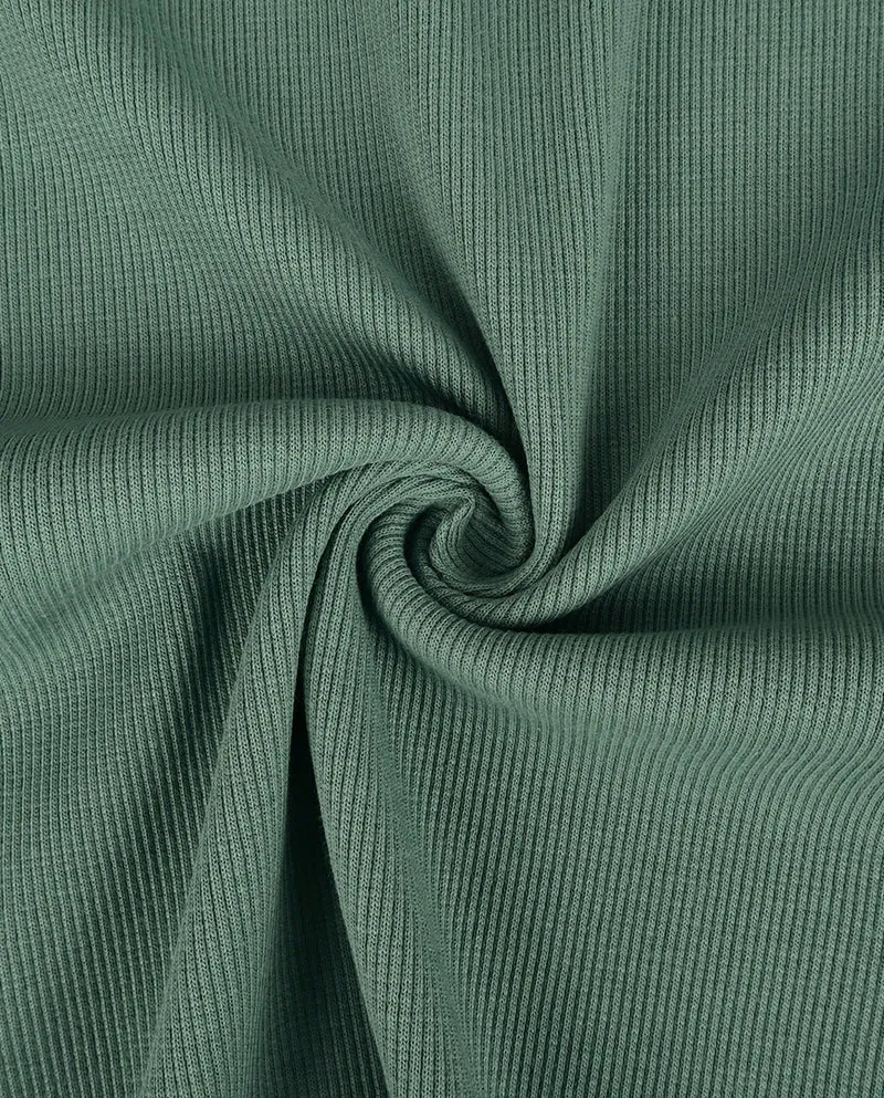 Rippjersey uni *Ab 50 cm