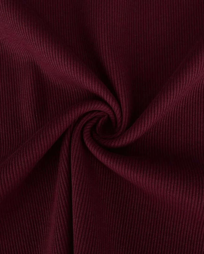 Rippjersey uni *Ab 50 cm