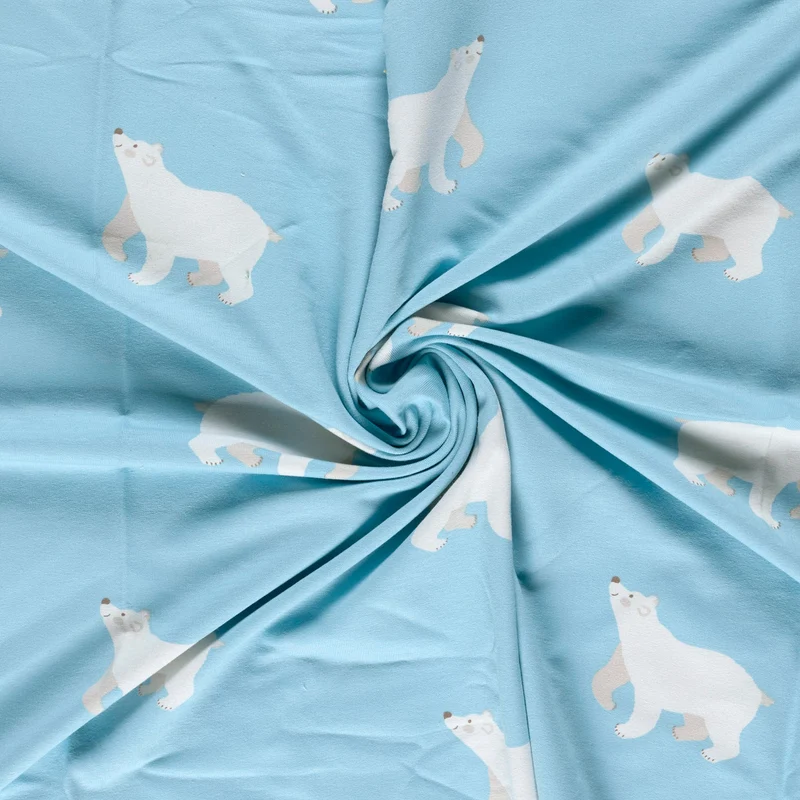 Jogging-Baumwolle Eisbär *Ab 50 cm