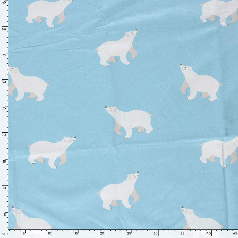 Jogging-Baumwolle Eisbär *Ab 50 cm
