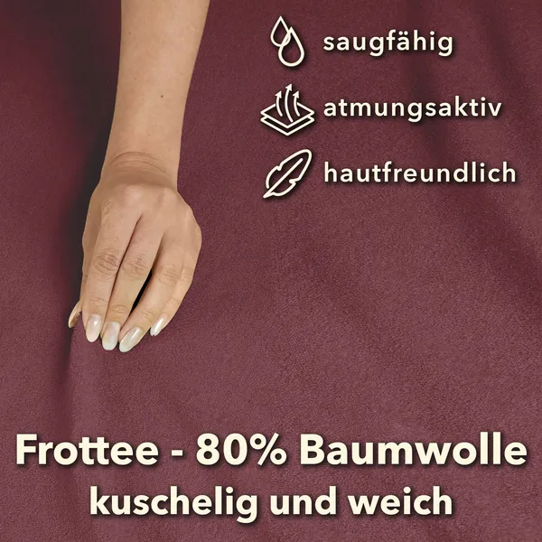 Frottee Spannbettlaken