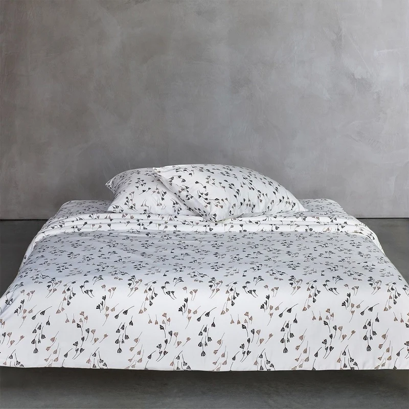 Bettwäsche Set Valerian Beige 135/200cm & 80/80cm