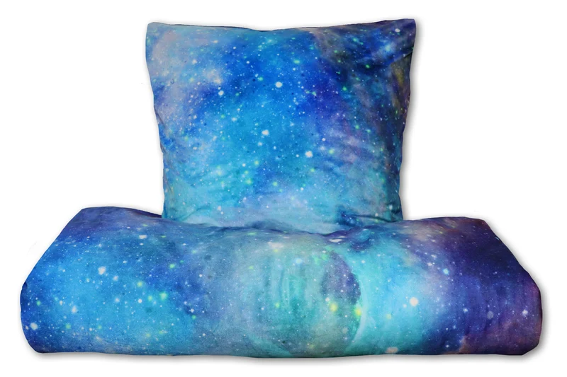 Bettwäsche MicroMink "Galaxy" (135x200cm+ 80x80cm)