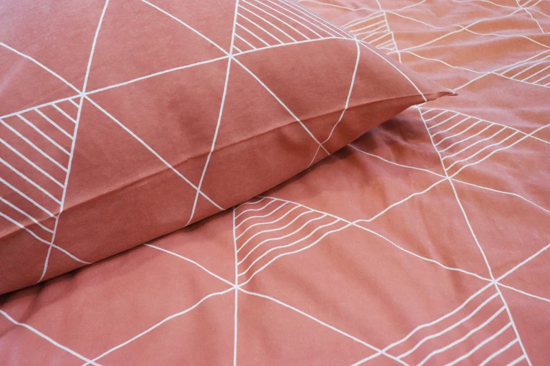Bettwäsche Flanell - Modern Geometrics - Terrakotta
