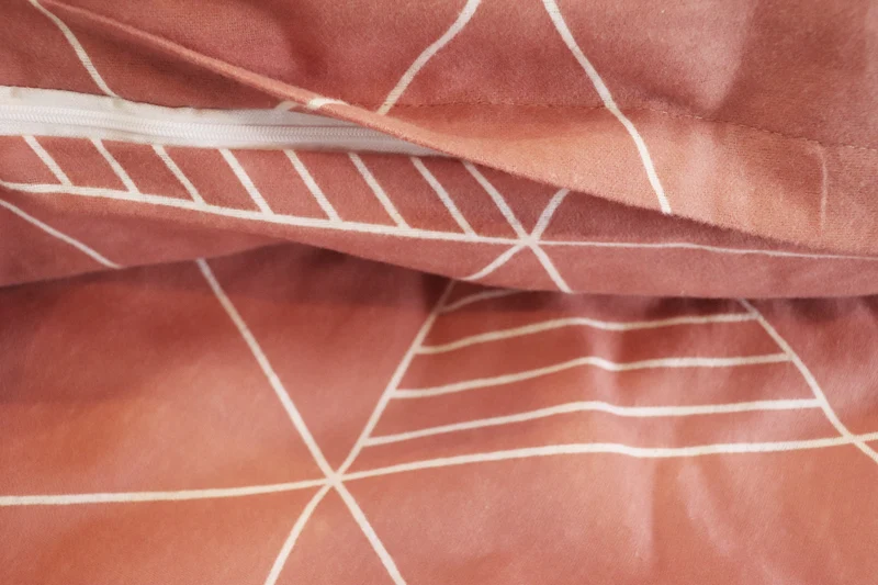 Bettwäsche Flanell - Modern Geometrics - Terrakotta