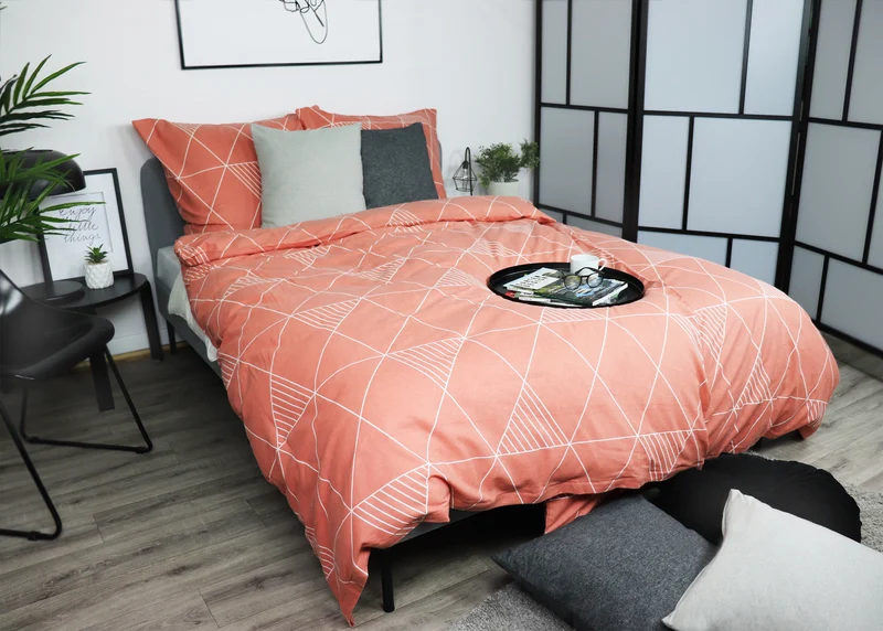 Bettwäsche Flanell - Modern Geometrics - Terrakotta