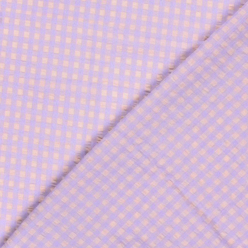 Seersucker Karo * Ab 50cm