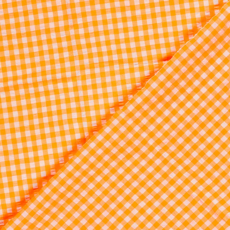 Seersucker Karo * Ab 50cm