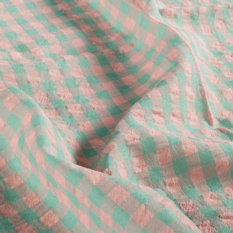 Seersucker Karo * Ab 50cm