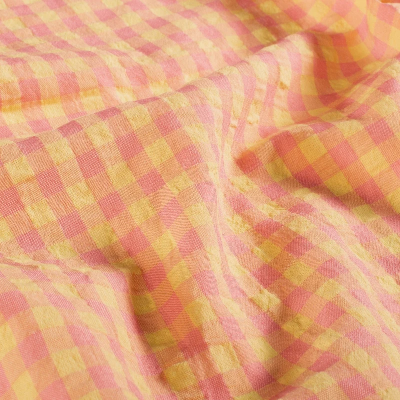 Seersucker Karo * Ab 50cm