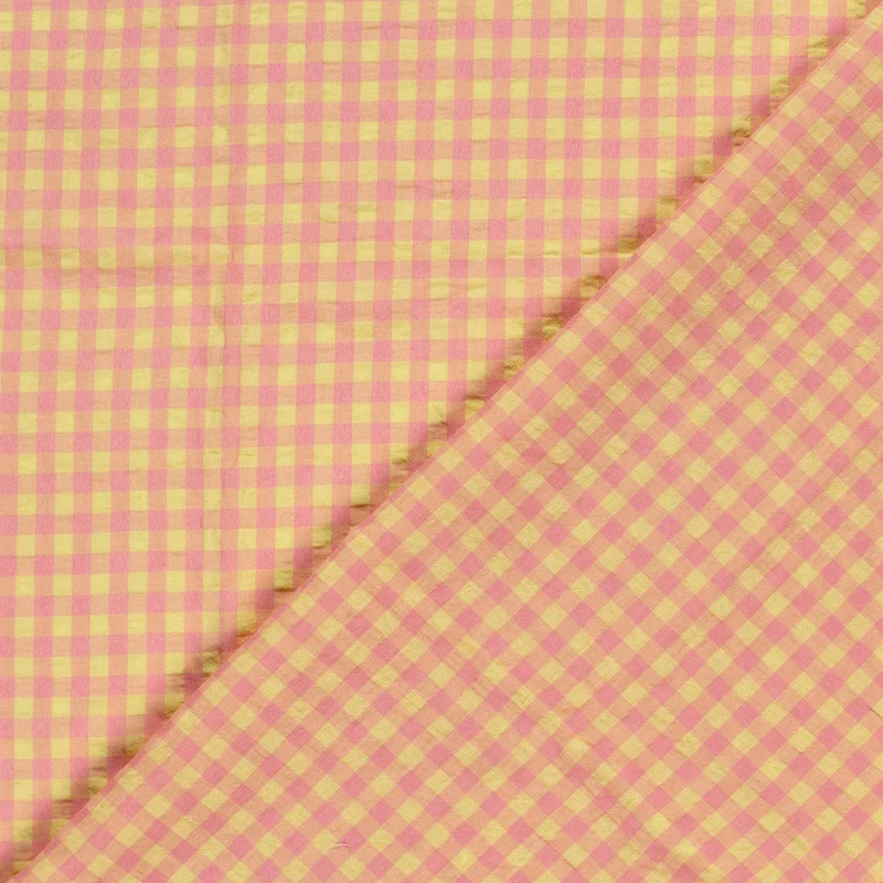 Seersucker Karo * Ab 50cm