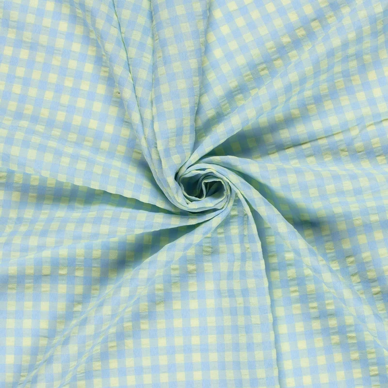 Seersucker Karo * Ab 50cm