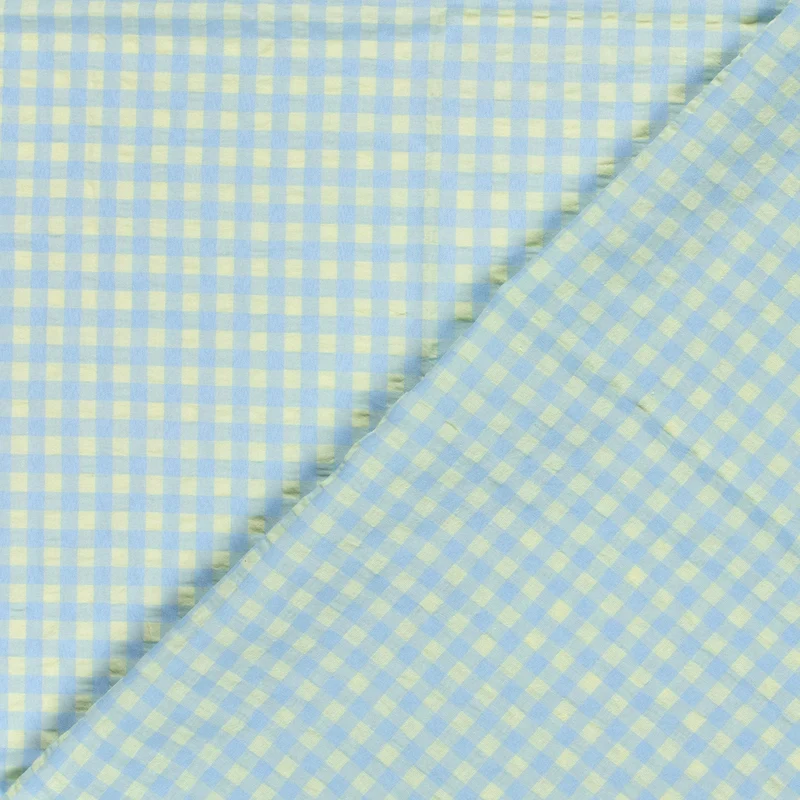 Seersucker Karo * Ab 50cm