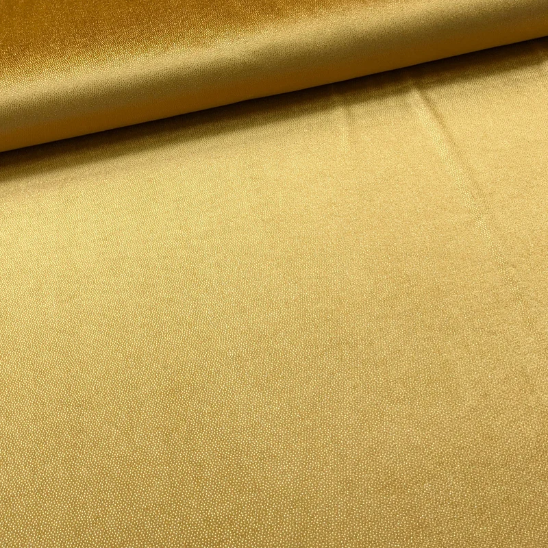 Stretchsamt Goldpunkte *Ab 50cm