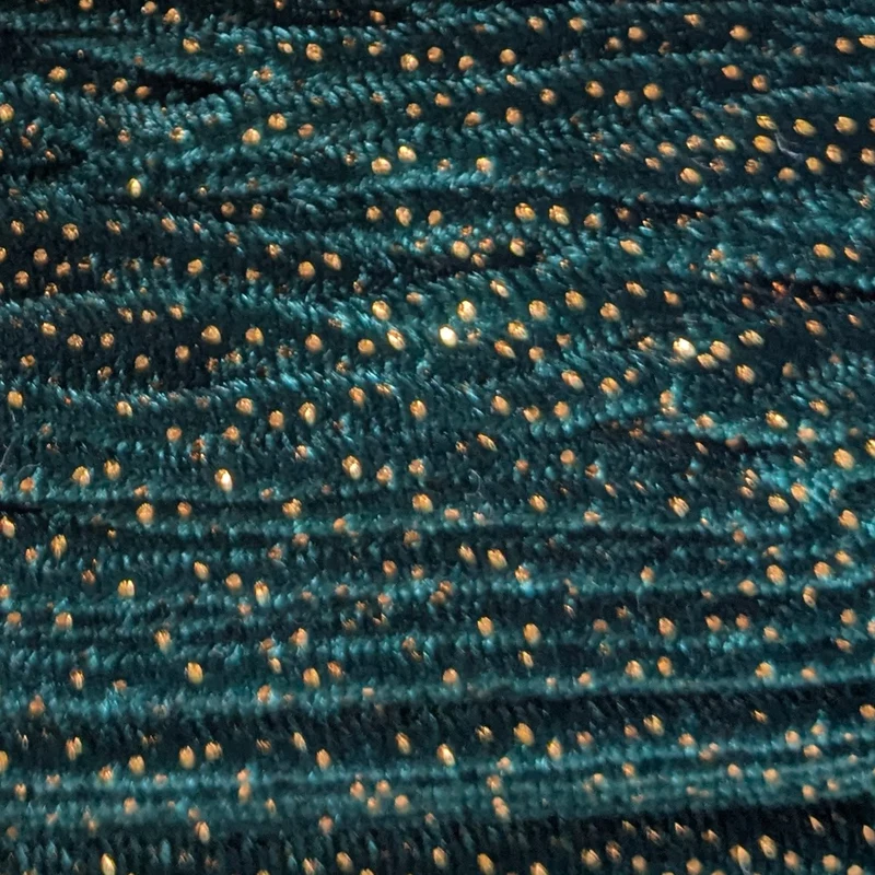 Stretchsamt Goldpunkte *Ab 50cm