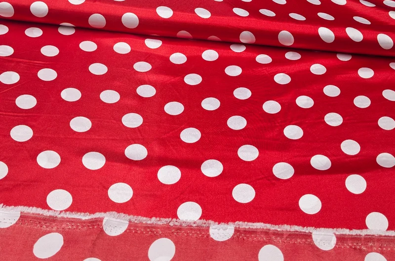 PE-Satin Punkte *Ab 50 cm