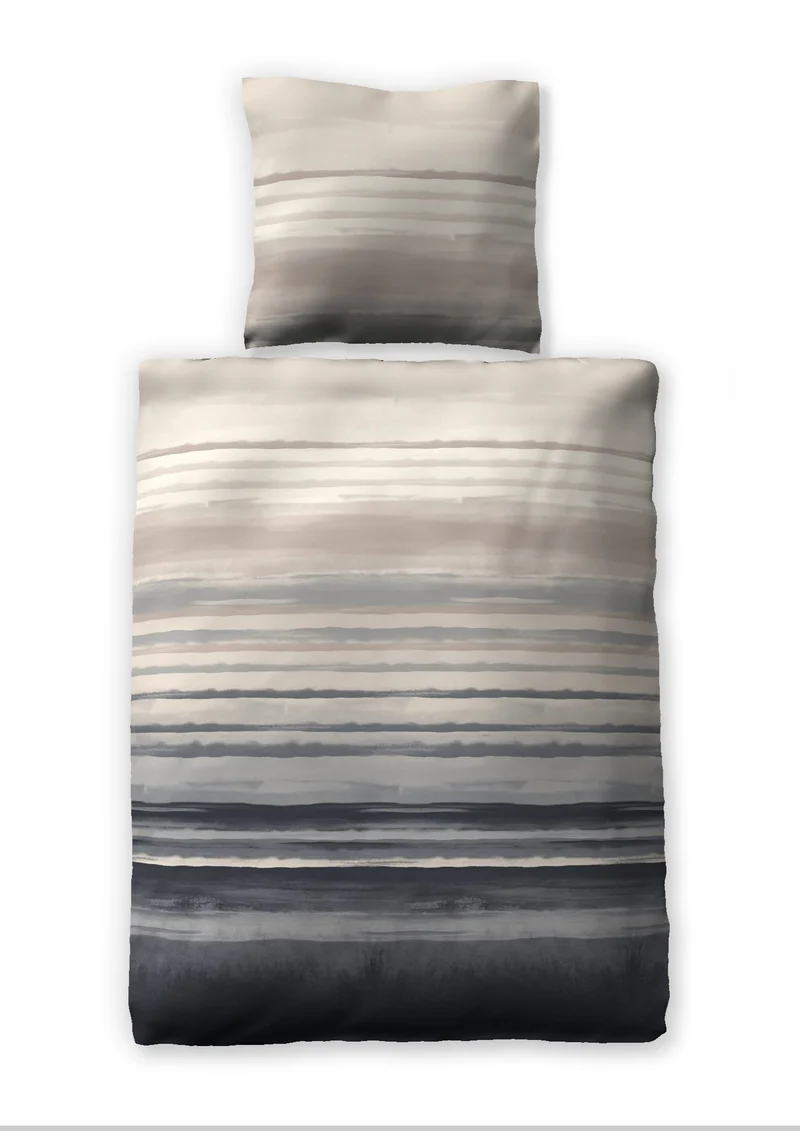 Bettwäsche Watercolor Stripes - natural