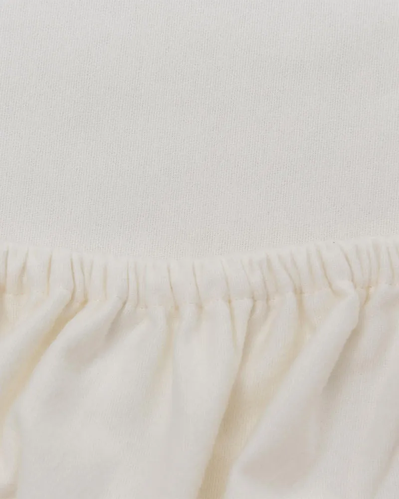 Flanell-Spannbettlaken Montrose [Creme]