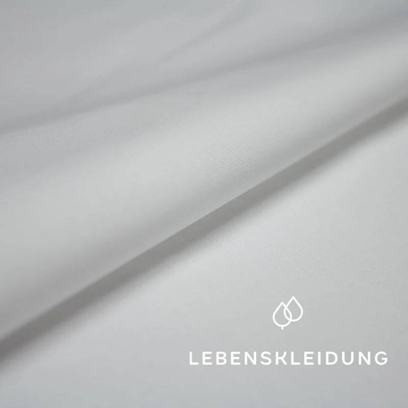 Bio Popeline 58/28 - Weiß