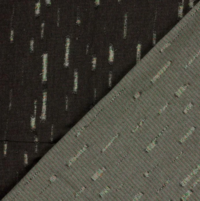 Jeansstoff bunt ausgefranst *Ab 50 cm