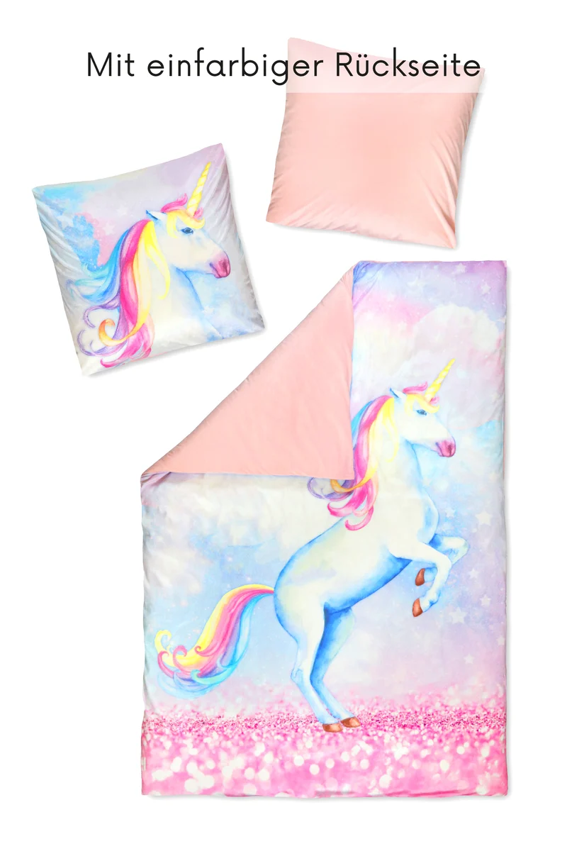 Bettwäsche "Sparkle Unicorn"
