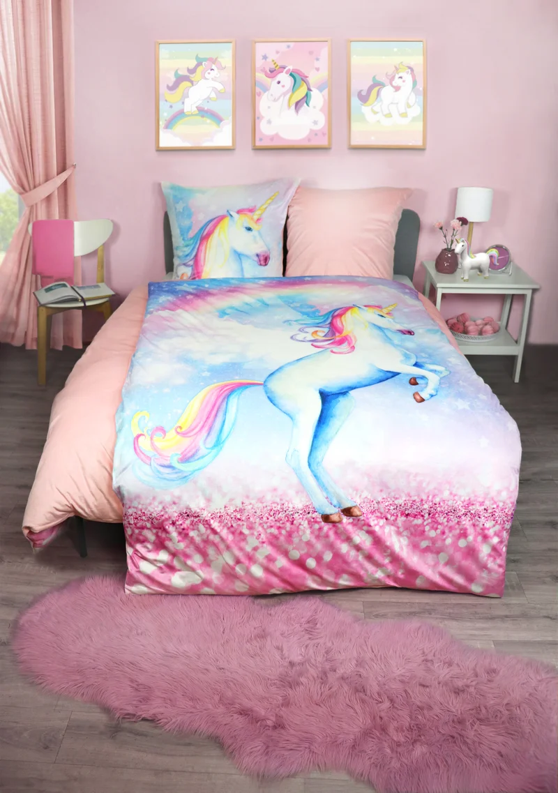 Bettwäsche "Sparkle Unicorn"