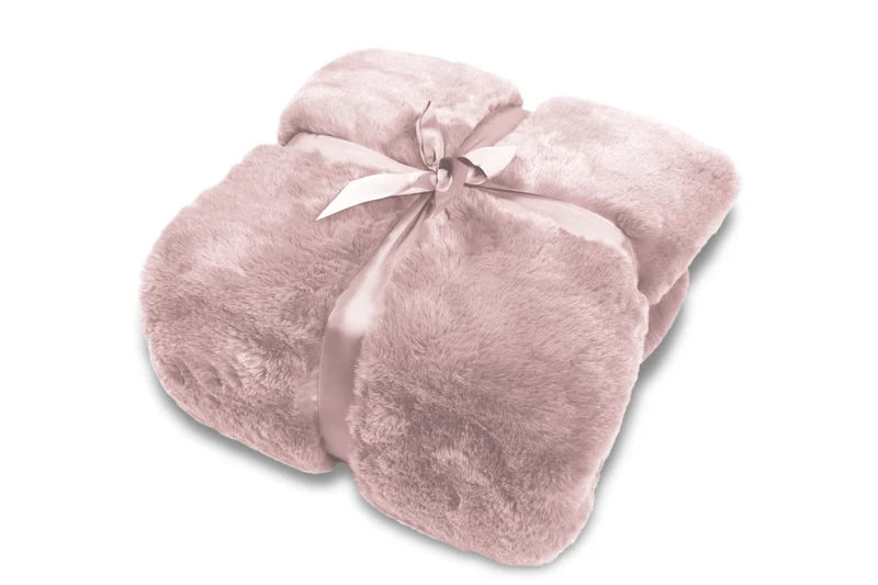 Wohn- Kuscheldecke Felloptik DELUXE