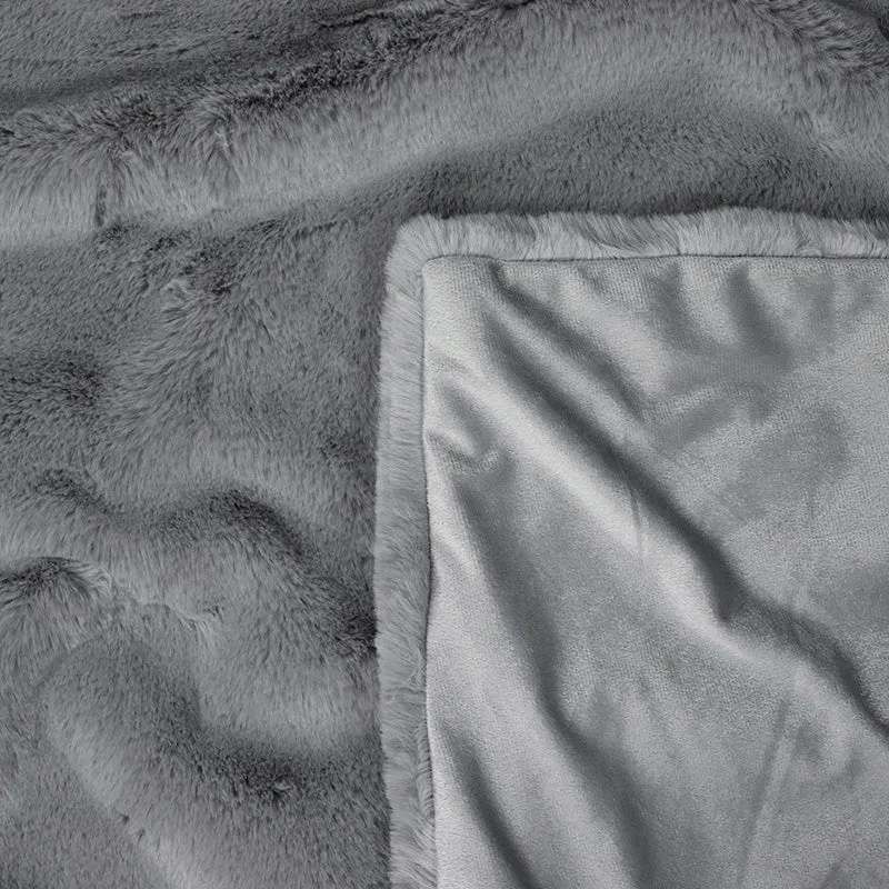 Wohn- Kuscheldecke Felloptik DELUXE