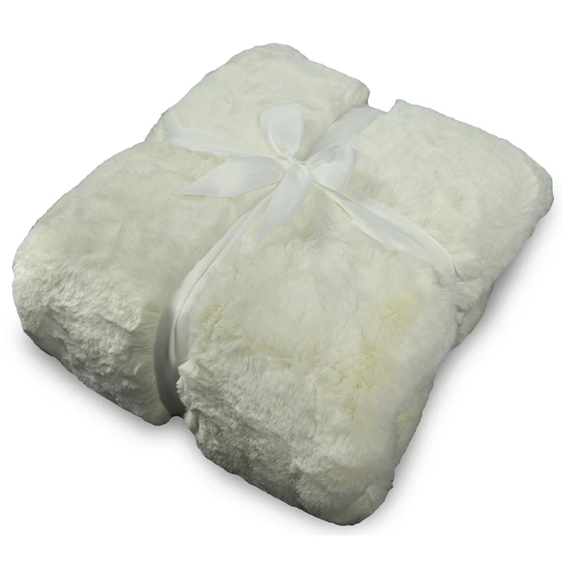 Wohn- Kuscheldecke Felloptik DELUXE