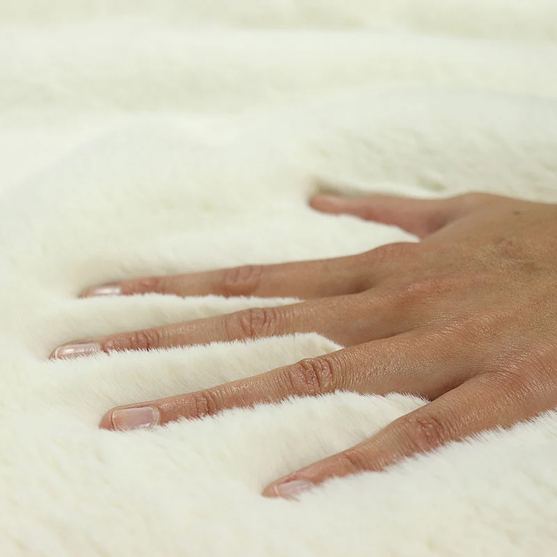 Wohn- Kuscheldecke Felloptik DELUXE