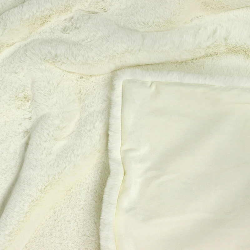 Wohn- Kuscheldecke Felloptik DELUXE