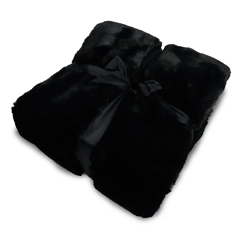 Wohn- Kuscheldecke Felloptik DELUXE