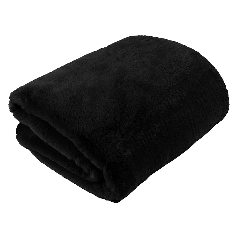 Wohn- Kuscheldecke Felloptik DELUXE