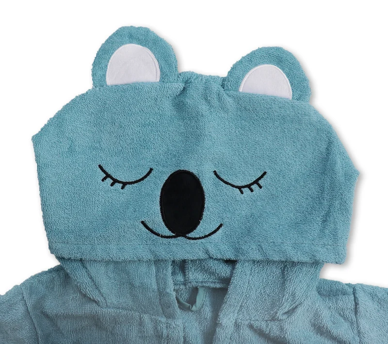 Bademantel Kinder - Happy Koaola Grey (M)